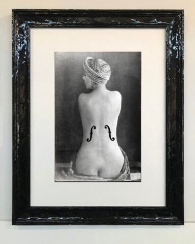 Foto con cornice laccata passpartout 1finestra