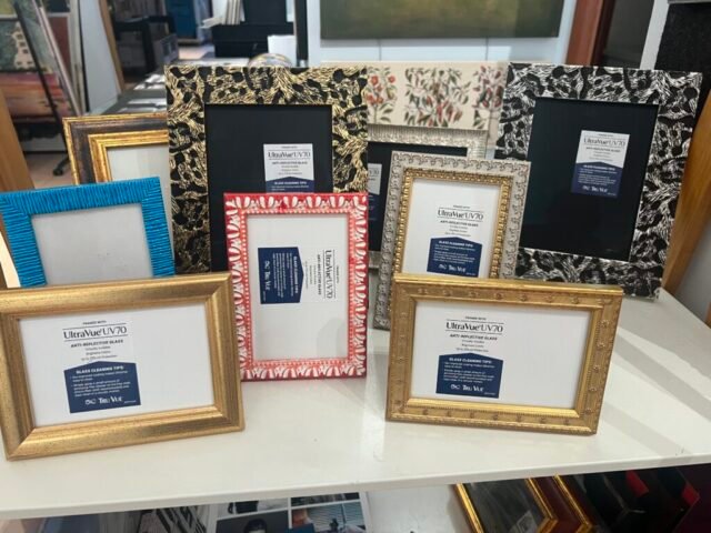 Portafoto su misura con vetro antiriflesso