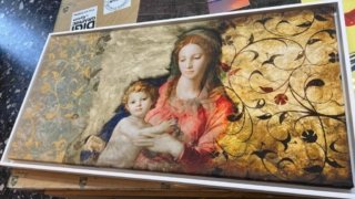 Quadro Su Tela Con Cornice Americana